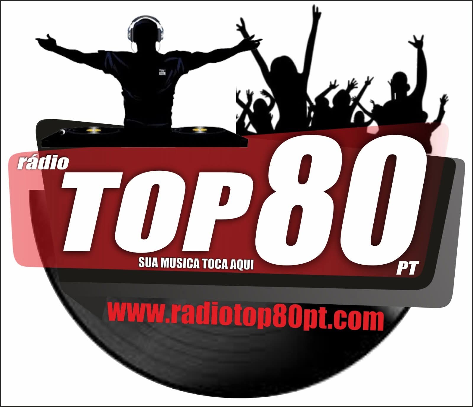Logo Rádio top80pt 